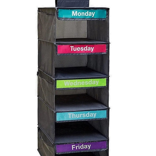 Hanging Clothes Storage Organizer for Daily Apparel Classification, Space-Saving and Dustproof Design for Home and Closet Organization